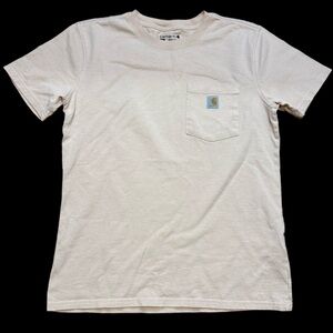 Carhartt Cream Short Sleeve Pocket Tee